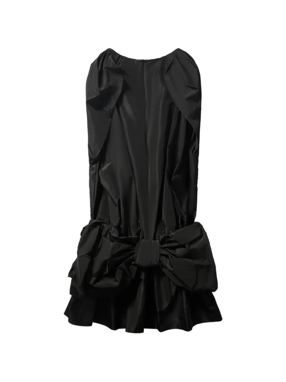 Simone Rocha Mini-jurk met strikzoom Zwart