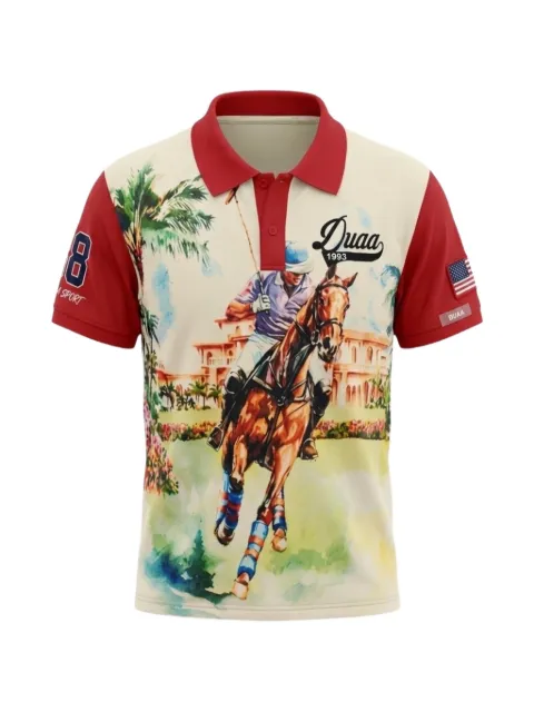 duaa Gameday Collar polo shirt
