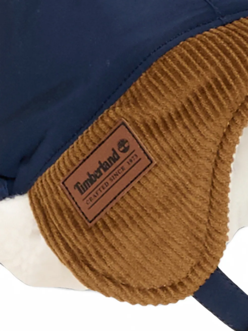 Timberland Kids Hoed met ribfluwelen afwerking Blauw