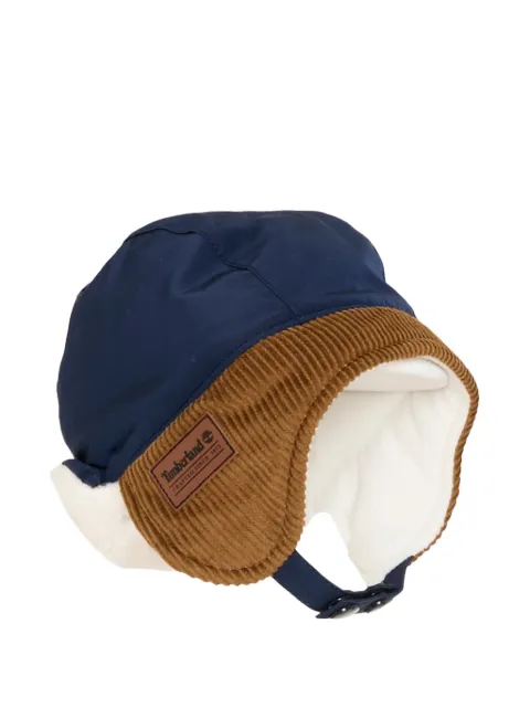 Timberland Kids corduroy-trim trapper hat