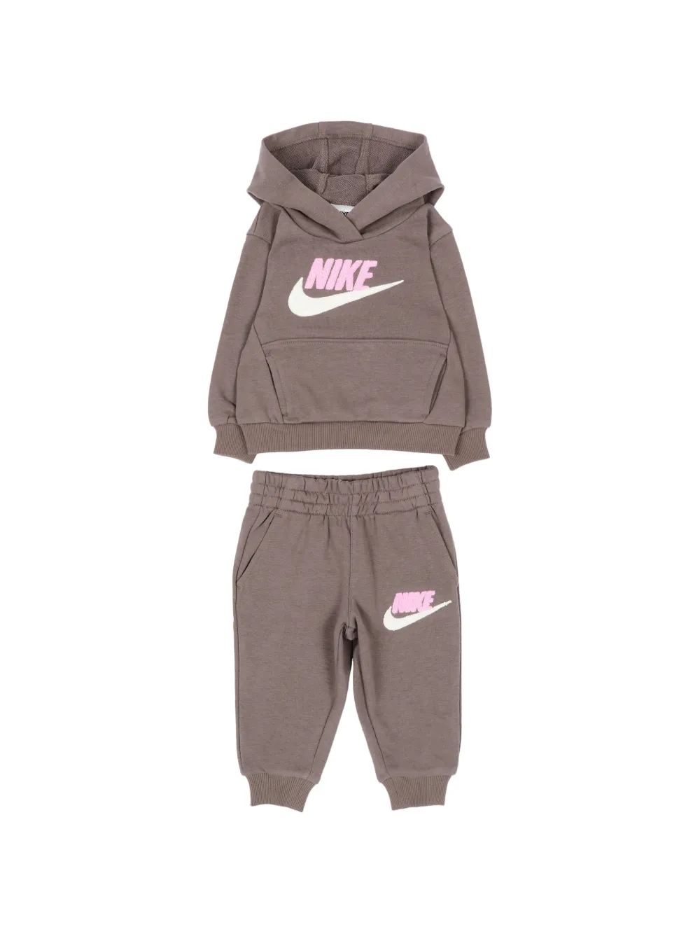 Nike Kids Trainingspak met geborduurd logo Bruin