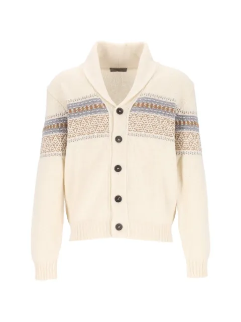 Corneliani shawl-collar cardigan