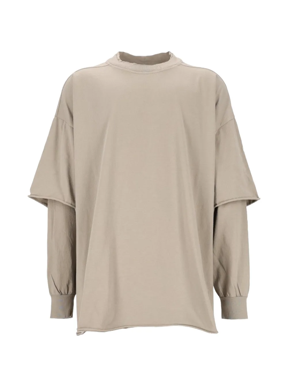 Rick Owens DRKSHDW Tommy Hustler layered T-shirt - Toni neutri
