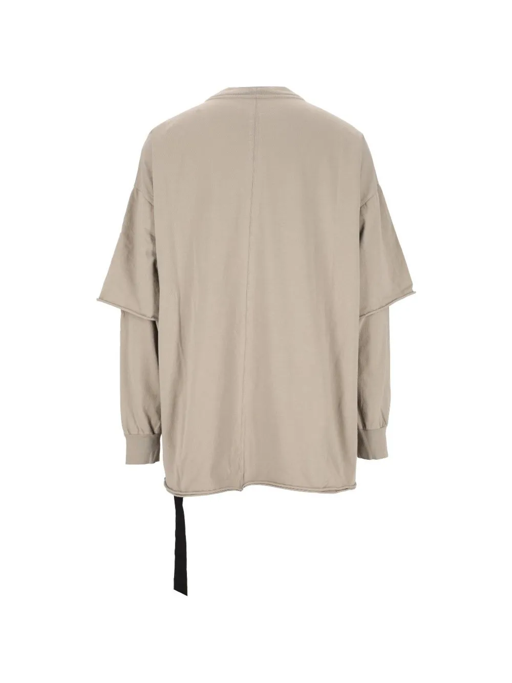 Rick Owens DRKSHDW Tommy Hustler layered T-shirt Beige