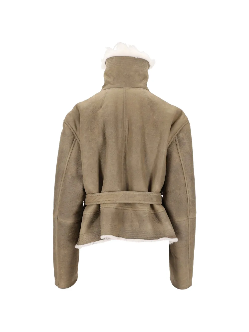 Rick Owens Leren jack Bruin