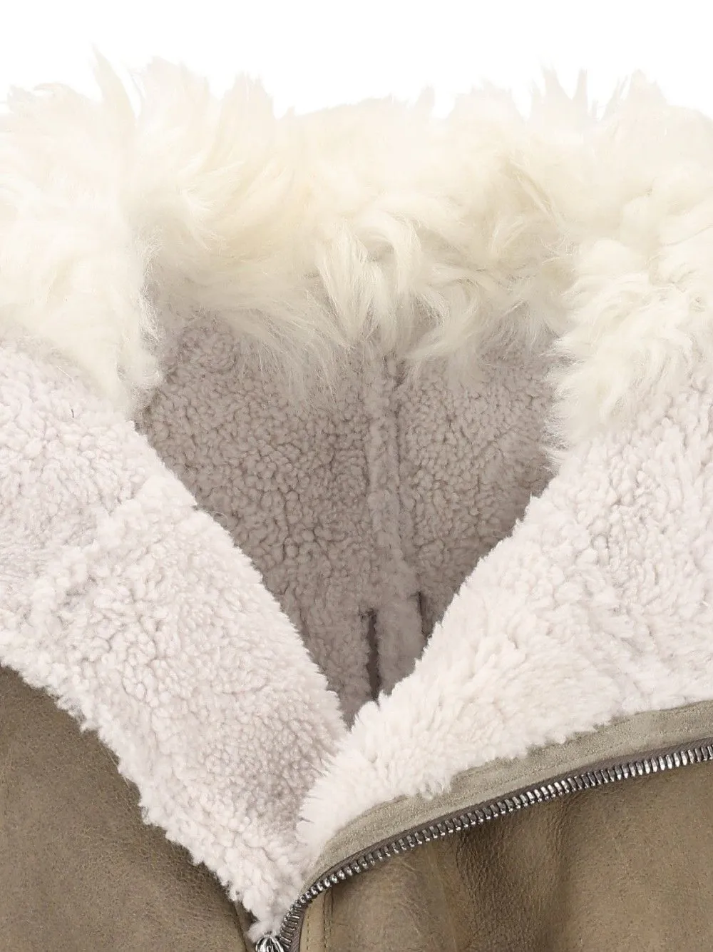 Rick Owens Leren jack Bruin