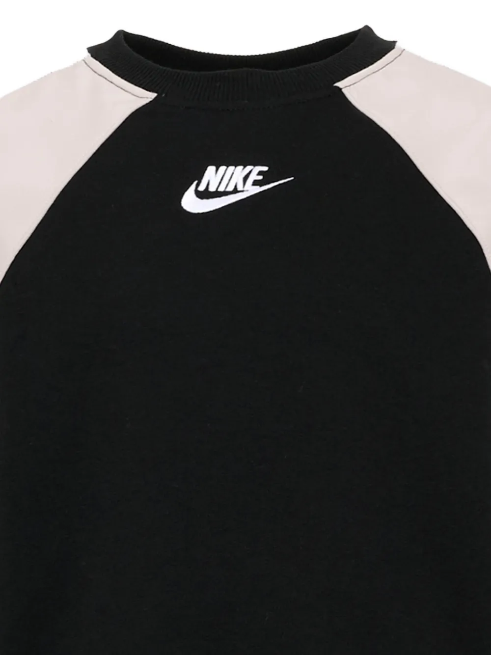 Nike Kids Trainingspak met logoprint en vlakken Zwart