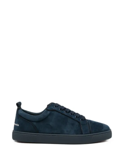 Christian Louboutin suede logo-print sneakers