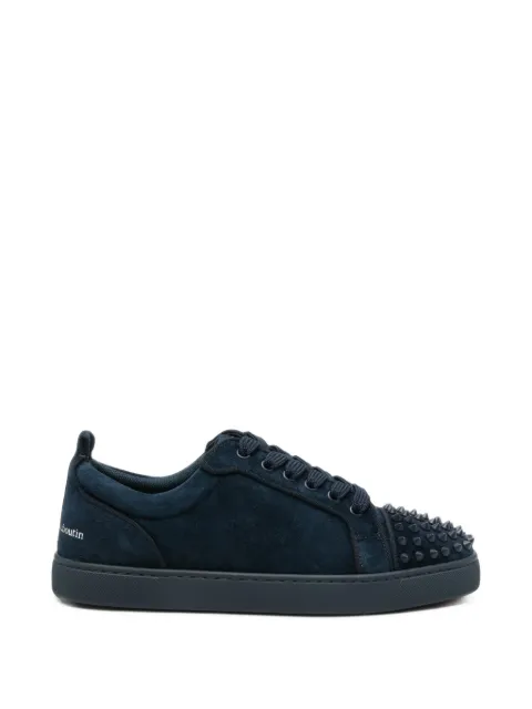Christian Louboutin spike-embellished suede sneakers