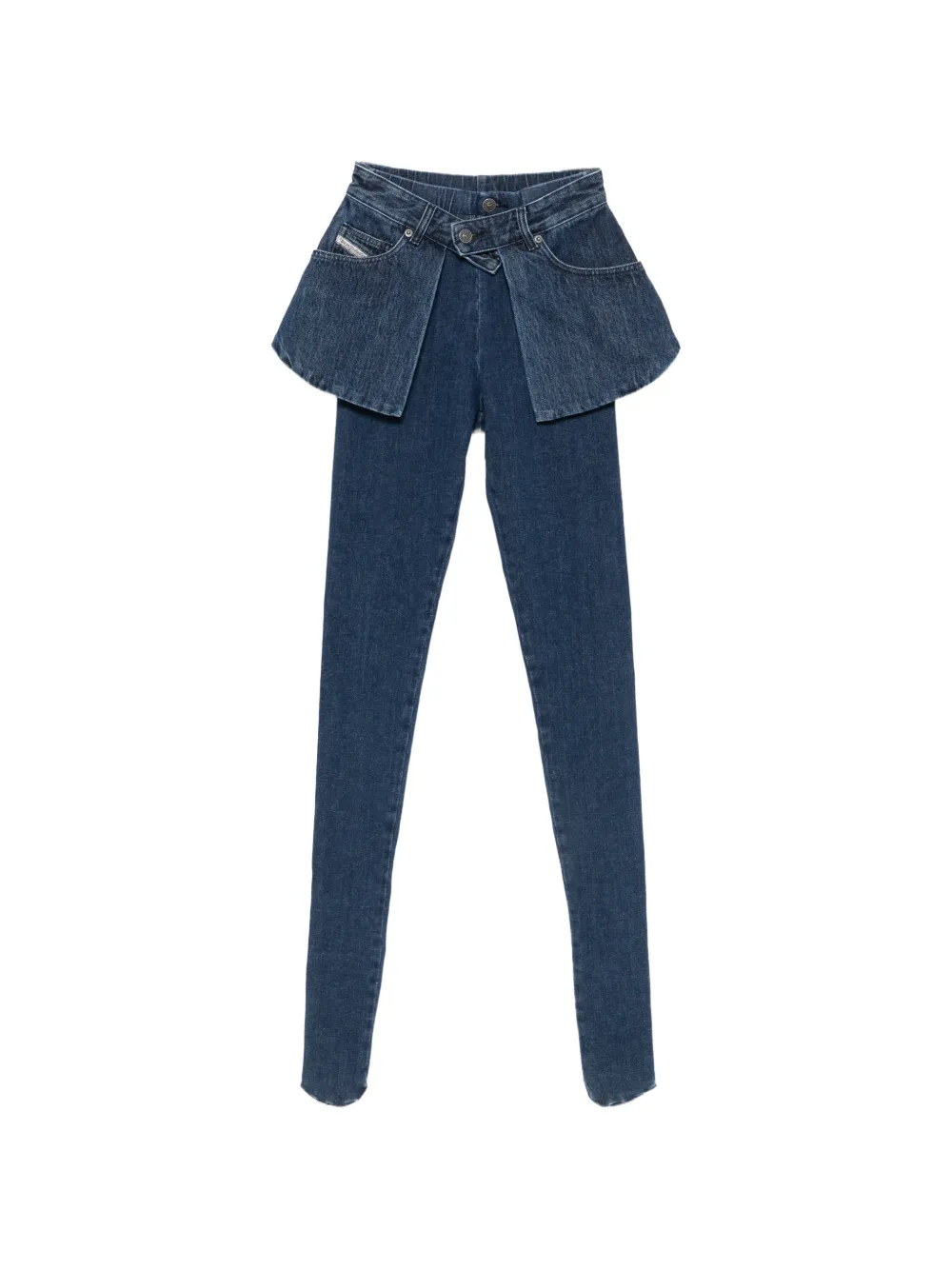 Diesel peplum-detail skinny jeans