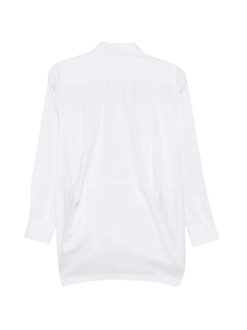 Comme Des Garçons Blouse met opgestikte zak Wit