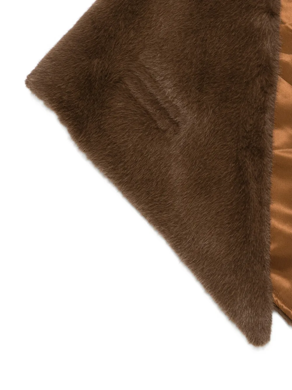 The Garment Bianchi faux-fur stole scarf - Marrone
