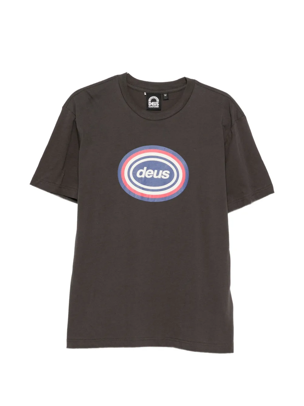 Deus Ex Machina Refuge logo-print cotton T-shirt | Grey | Image 1