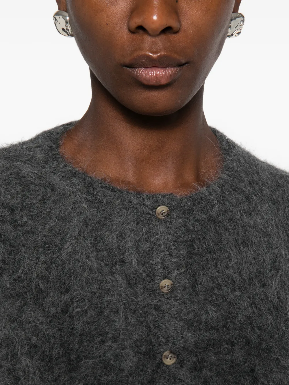 Soft Goat Gebreid vest Grijs