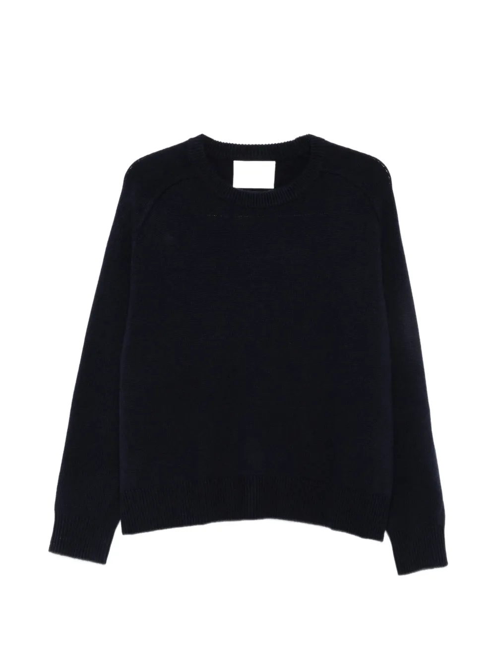 Soft Goat ribbed-trim raglan-sleeve sweater