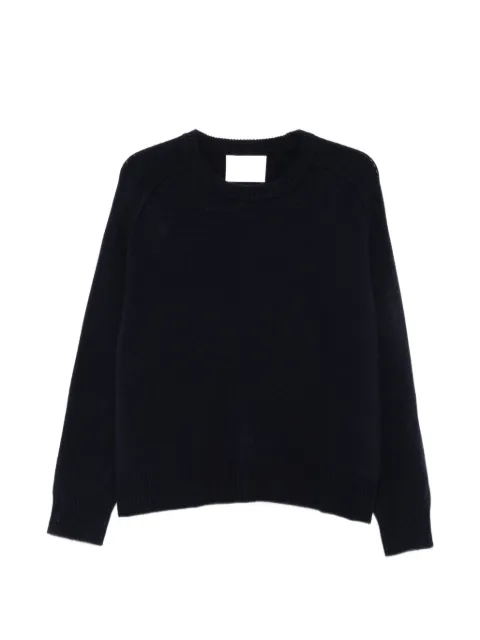 Soft Goat ribbed-trim raglan-sleeve sweater