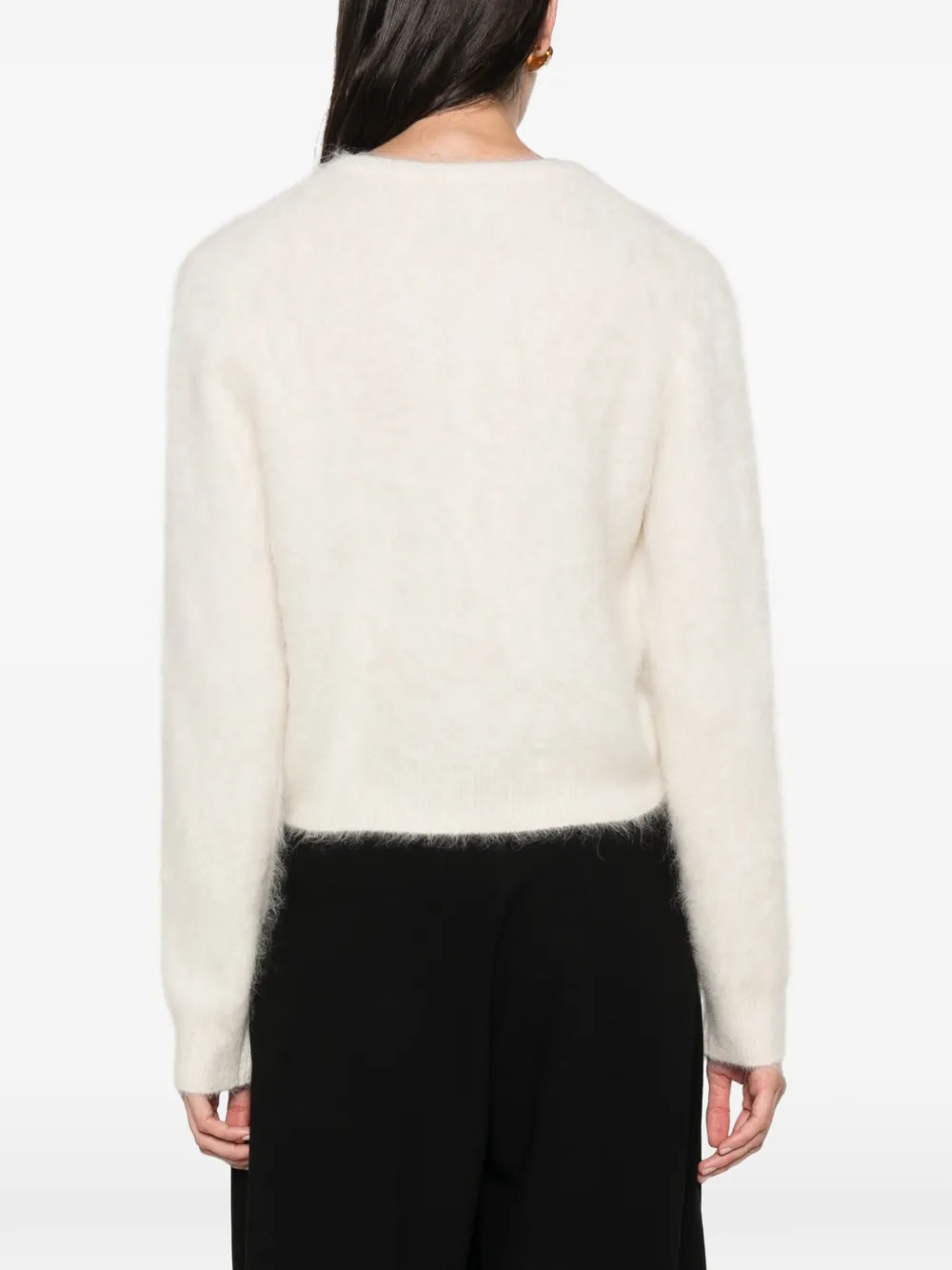 Soft Goat Vest met geborstelde afwerking Beige