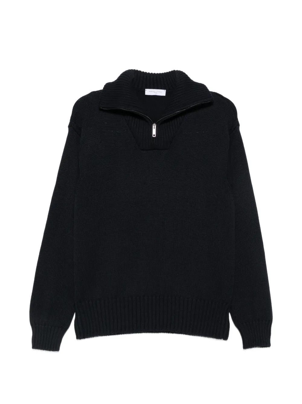 Daniele Fiesoli ribbed-knit half-zip sweater