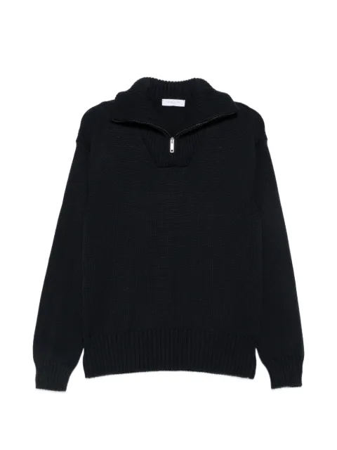 Daniele Fiesoli ribbed-knit half-zip sweater