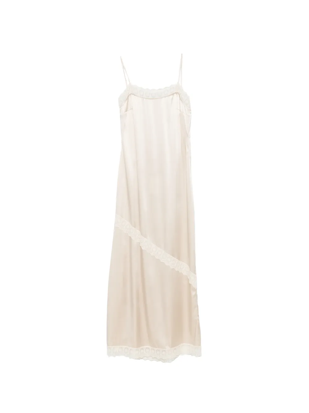 The Garment Cata lace-trim maxi dress - Toni neutri