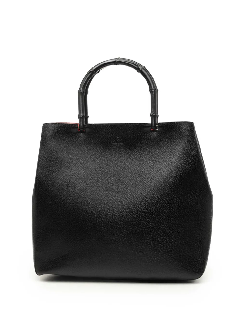 Gucci Pre-Owned 1990-2010 Pigskin Bamboo tote bag - Nero