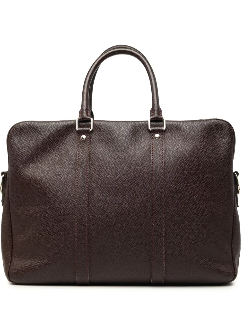 Louis Vuitton Pre-Owned 2016 Taiga Porte Documents Voyage PM business bag - Braun