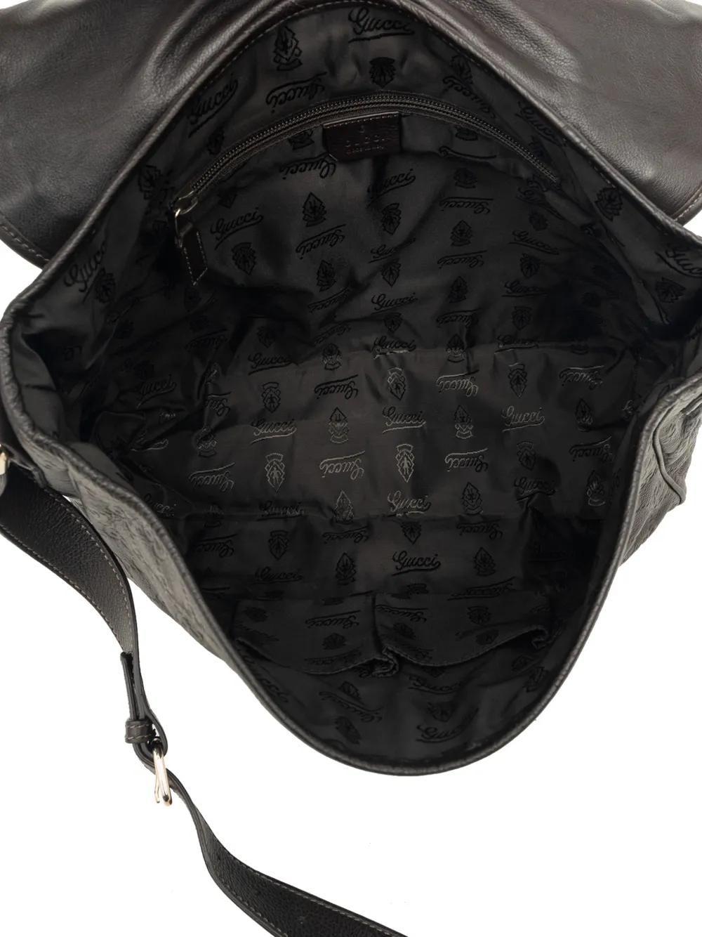 Gucci Pre-Owned 2000-2015 Guccissima crossbodytas Bruin