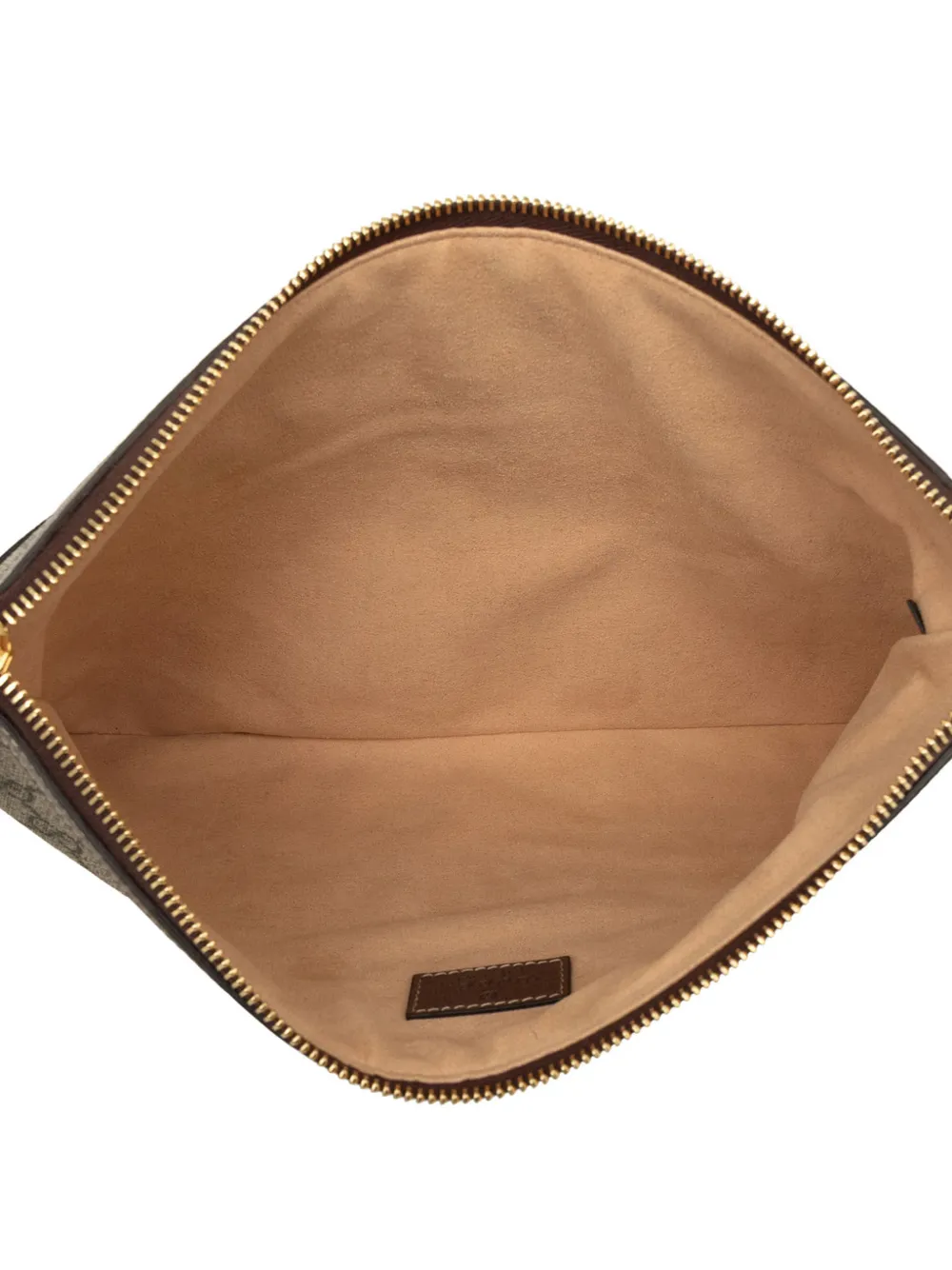 Gucci Pre-Owned 2016-2026 GG Supreme Web Ophidia clutch Beige