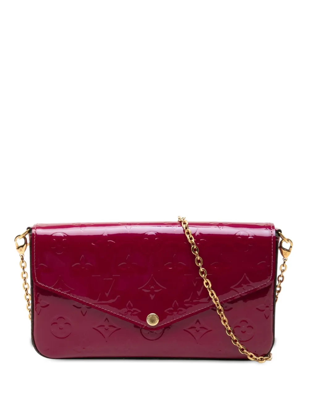 Louis Vuitton Pre-Owned 2015 Monogram Vernis Pochette Felicie crossbody bag - Rosa
