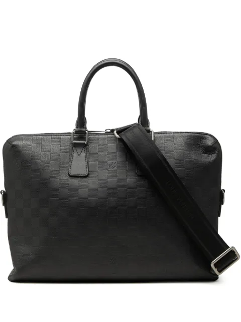 Louis Vuitton Pre-Owned 2013 Damier Infini Porte Documents Jour business bag