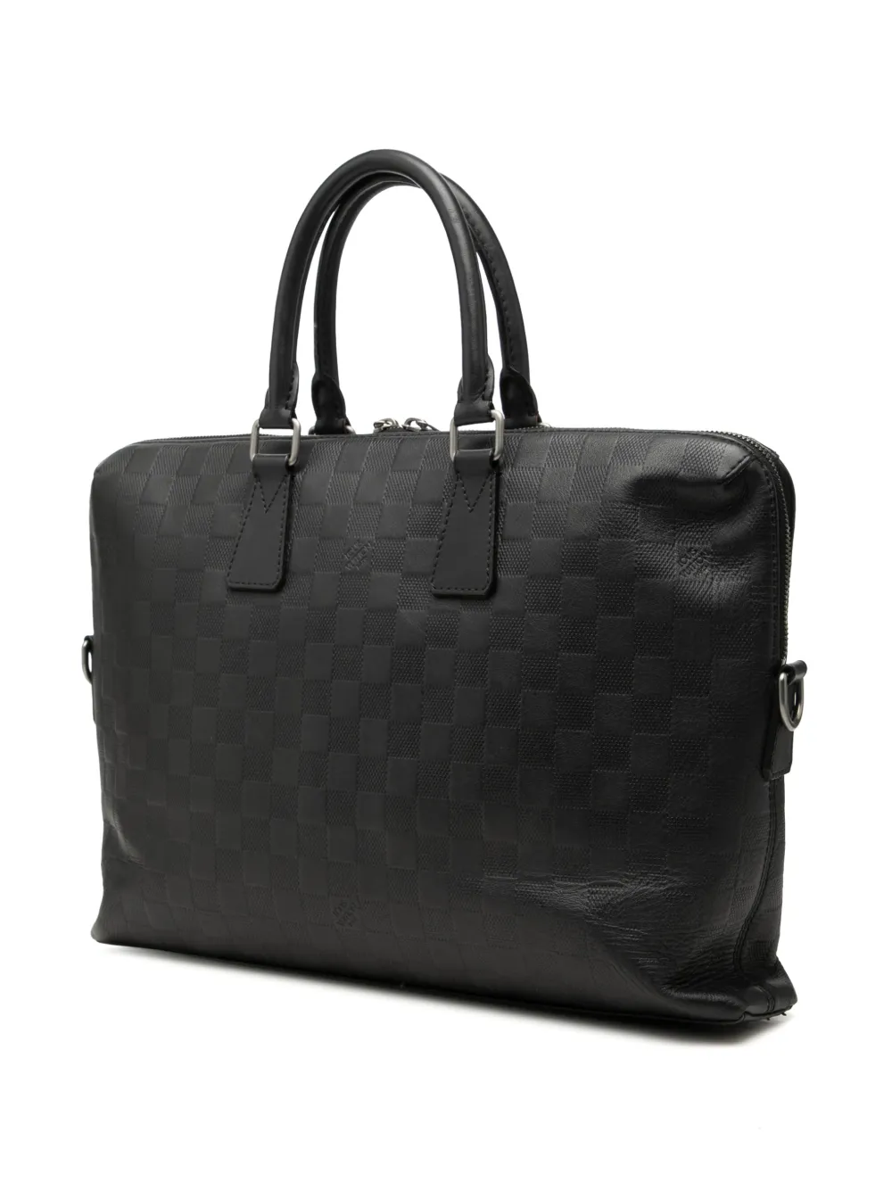 Louis Vuitton Pre-Owned 2013 Damier Infini Porte Documents Jour aktetas Zwart