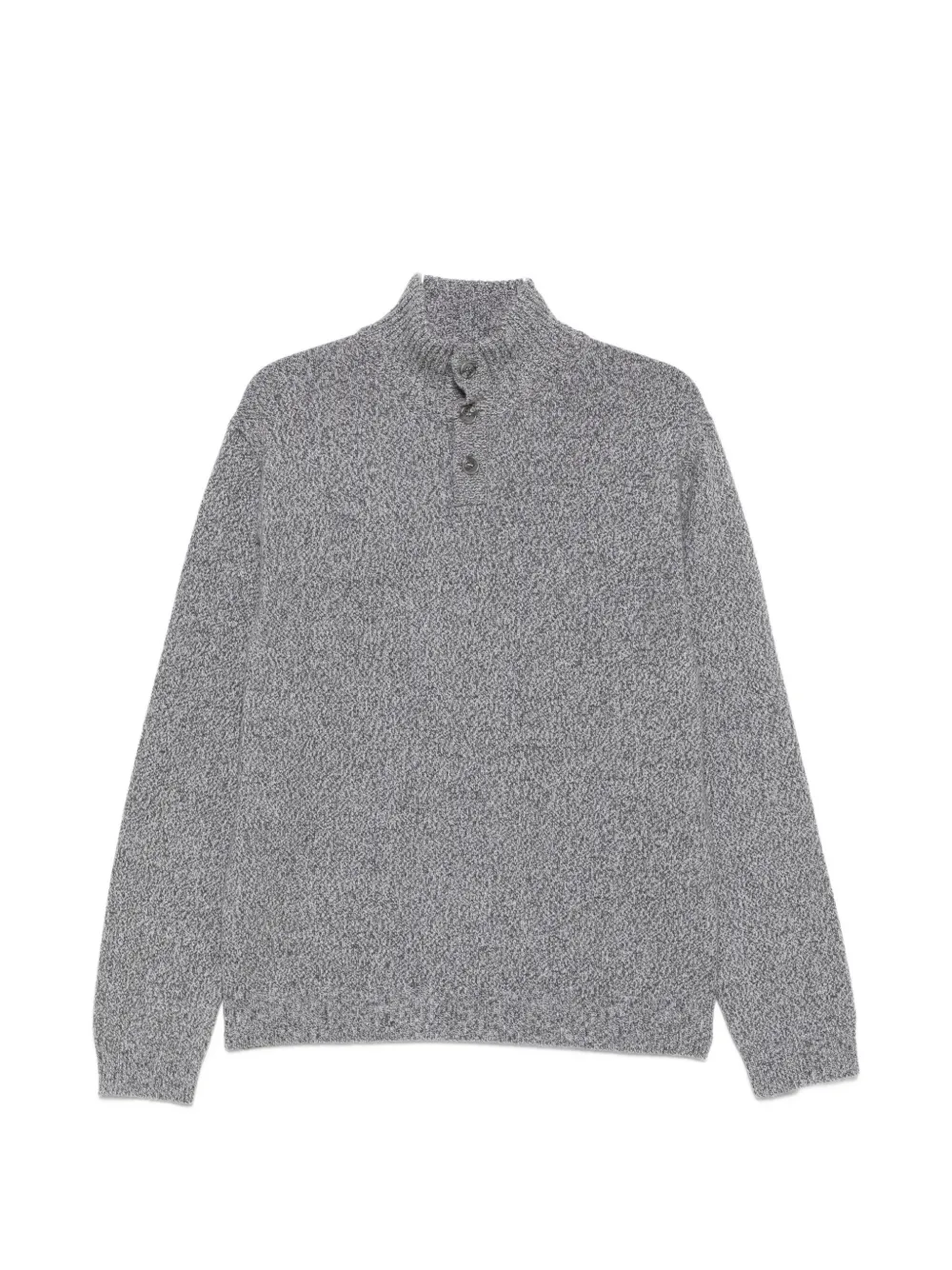 Daniele Fiesoli button-up melange sweater - Grigio