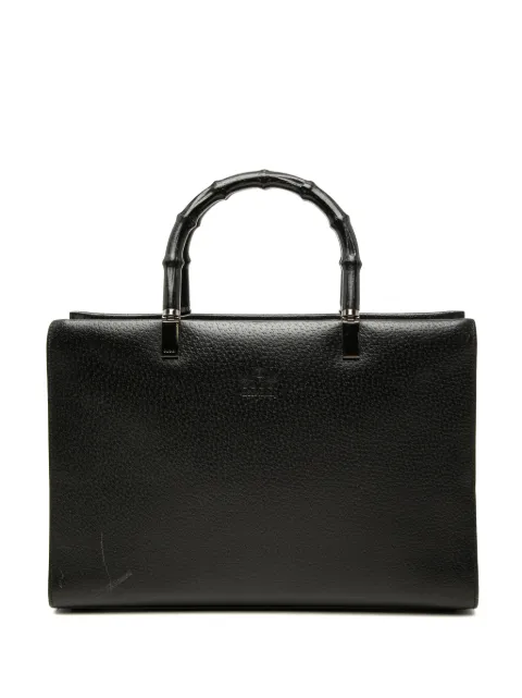 Gucci Pre-Owned 2000-2015 Grained Calfskin Bamboo handbag