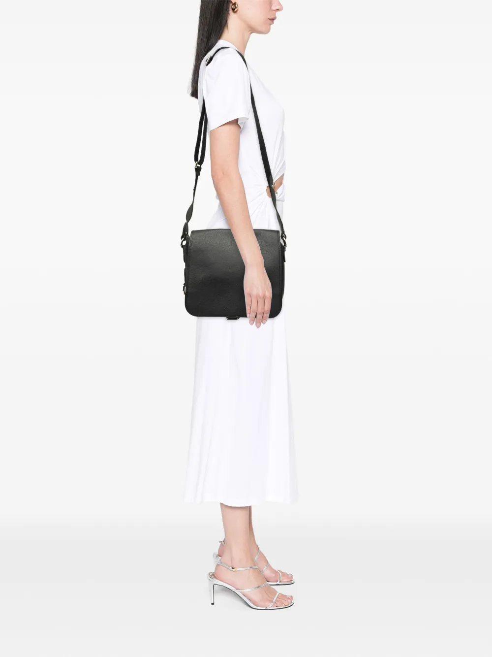 Louis Vuitton Pre-Owned 2010 Taiga Andrei crossbodytas Zwart