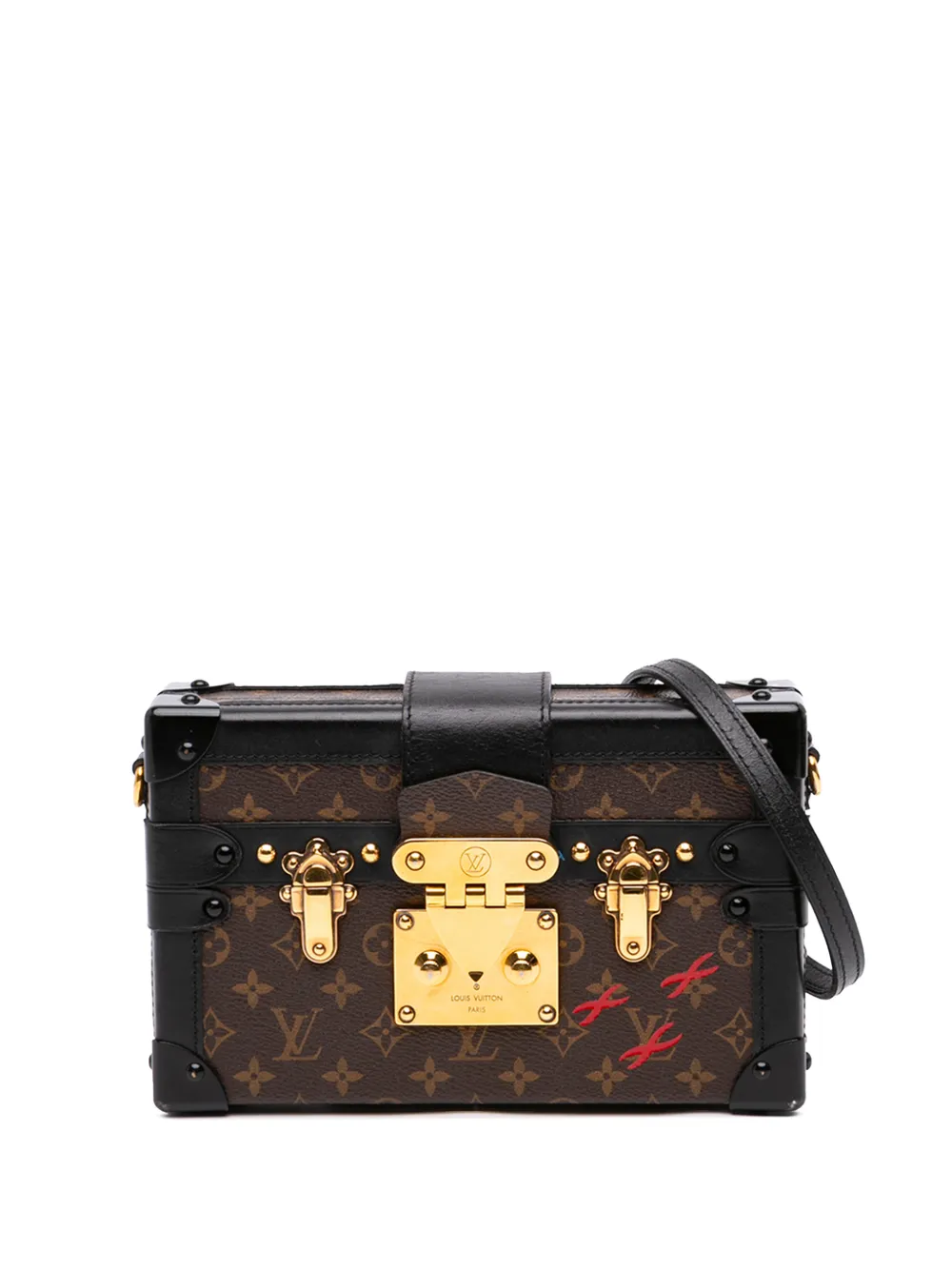 Louis Vuitton Pre-Owned 2015 Monogram Petite Malle crossbody bag - Brown