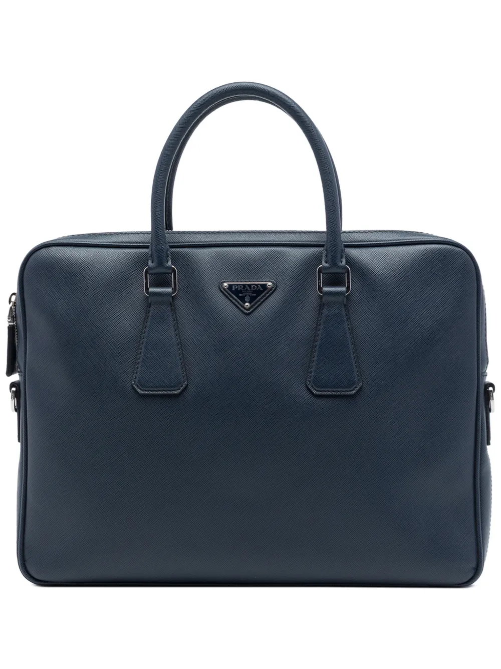 Prada Pre-Owned 2013-2026 Saffiano business bag - Blu