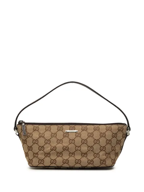 Gucci Pre-Owned GG Canvas Boat skuldertaske fra 2000-2015