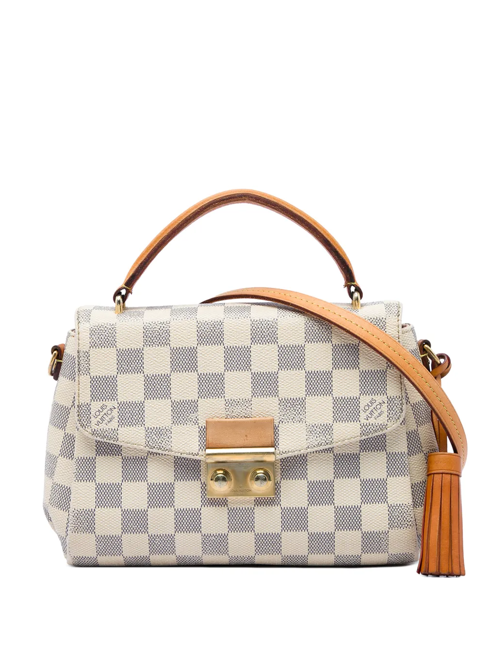 Louis Vuitton Pre-Owned 2017 Damier Azur Croisette satchel - Weiß