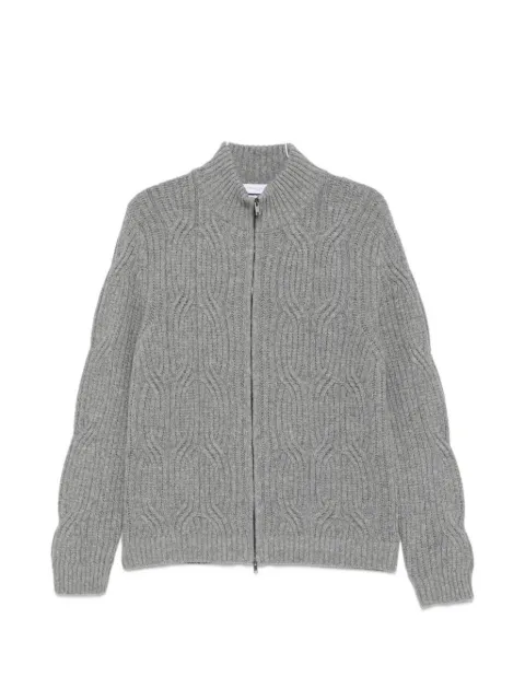 Daniele Fiesoli cable-knit zip-up sweater