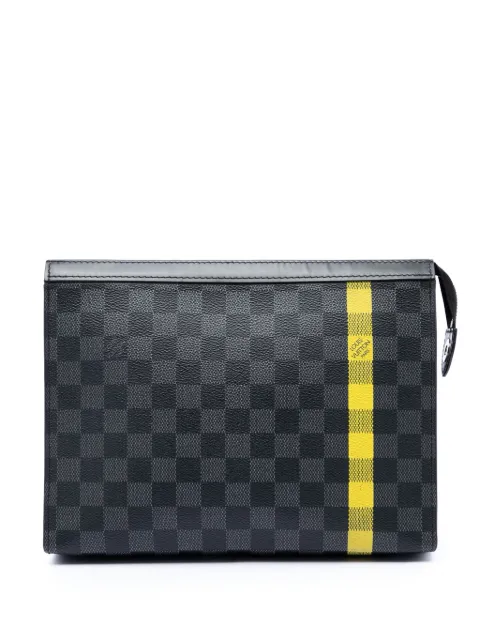 Louis Vuitton Pre-Owned 2018 Damier Graphite Stripe Pochette Voyage MM clutch bag