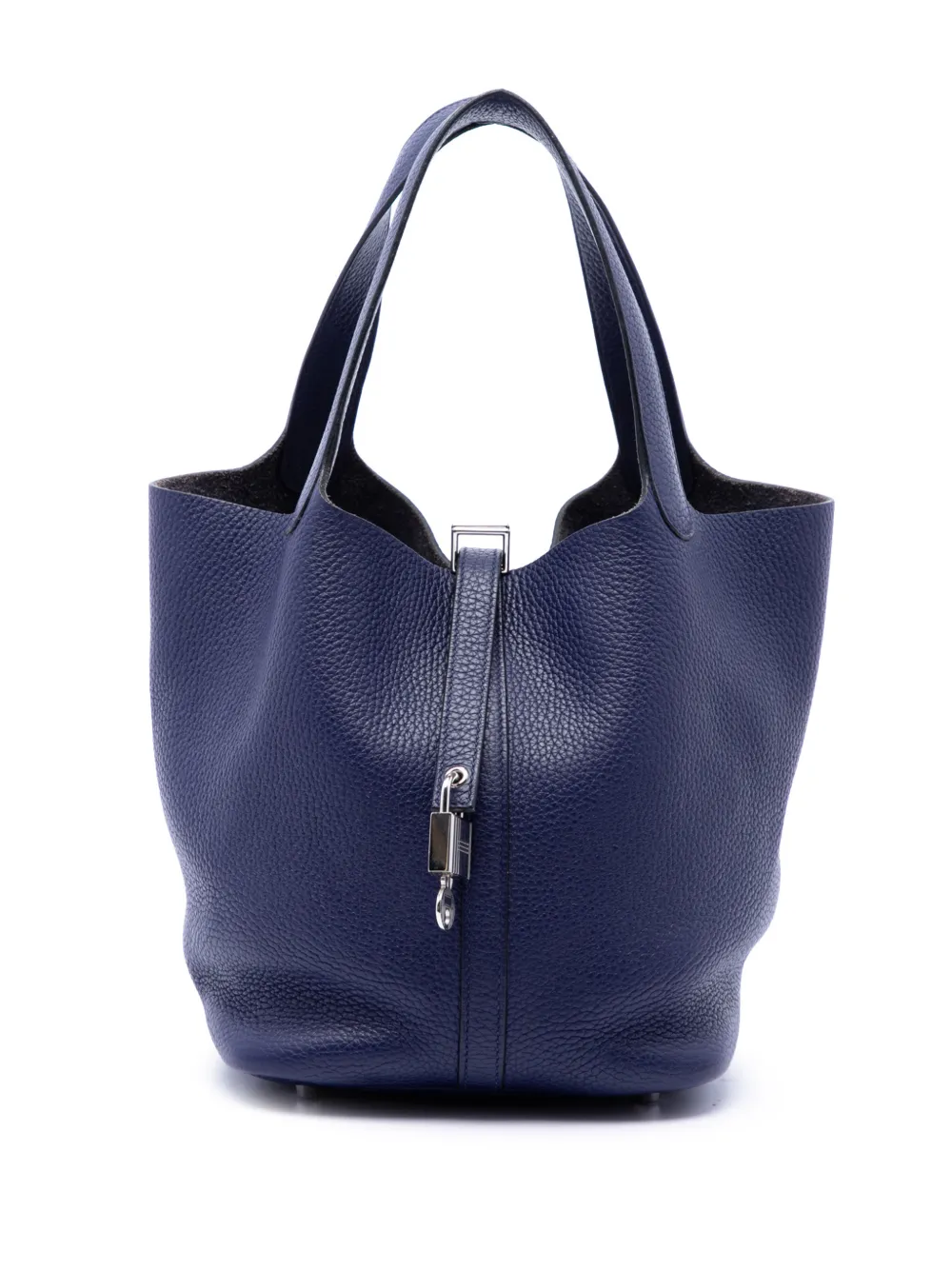 Hermès Pre-Owned 2018 Clemence Picotin Lock 22 handbag - Blu