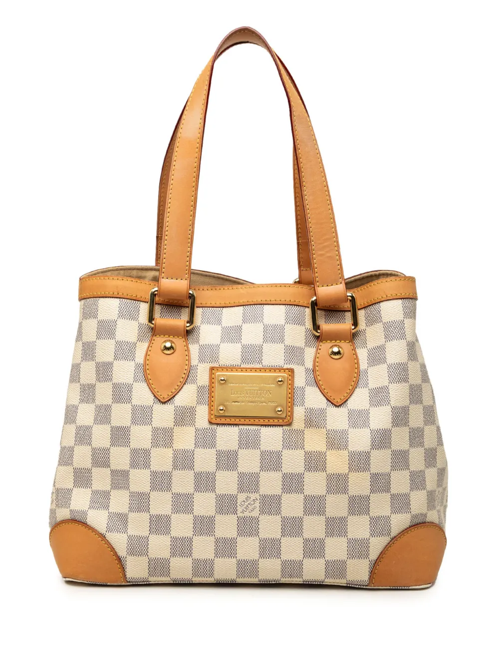 Louis Vuitton Pre-Owned 2008 Damier Azur Hampstead PM tote bag - Bianco