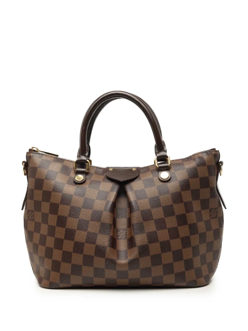 Louis Vuitton Pre-Owned 2015 Damier Ebene Siena PM satchel - Braun