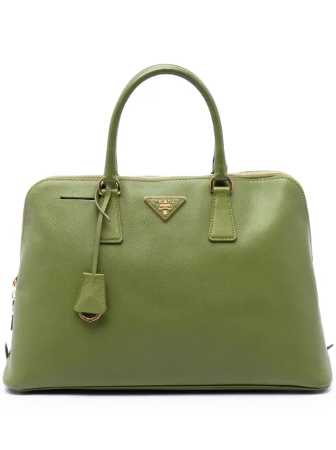 Prada Pre-Owned 2010-2026 Large Saffiano Lux Promenade satchel