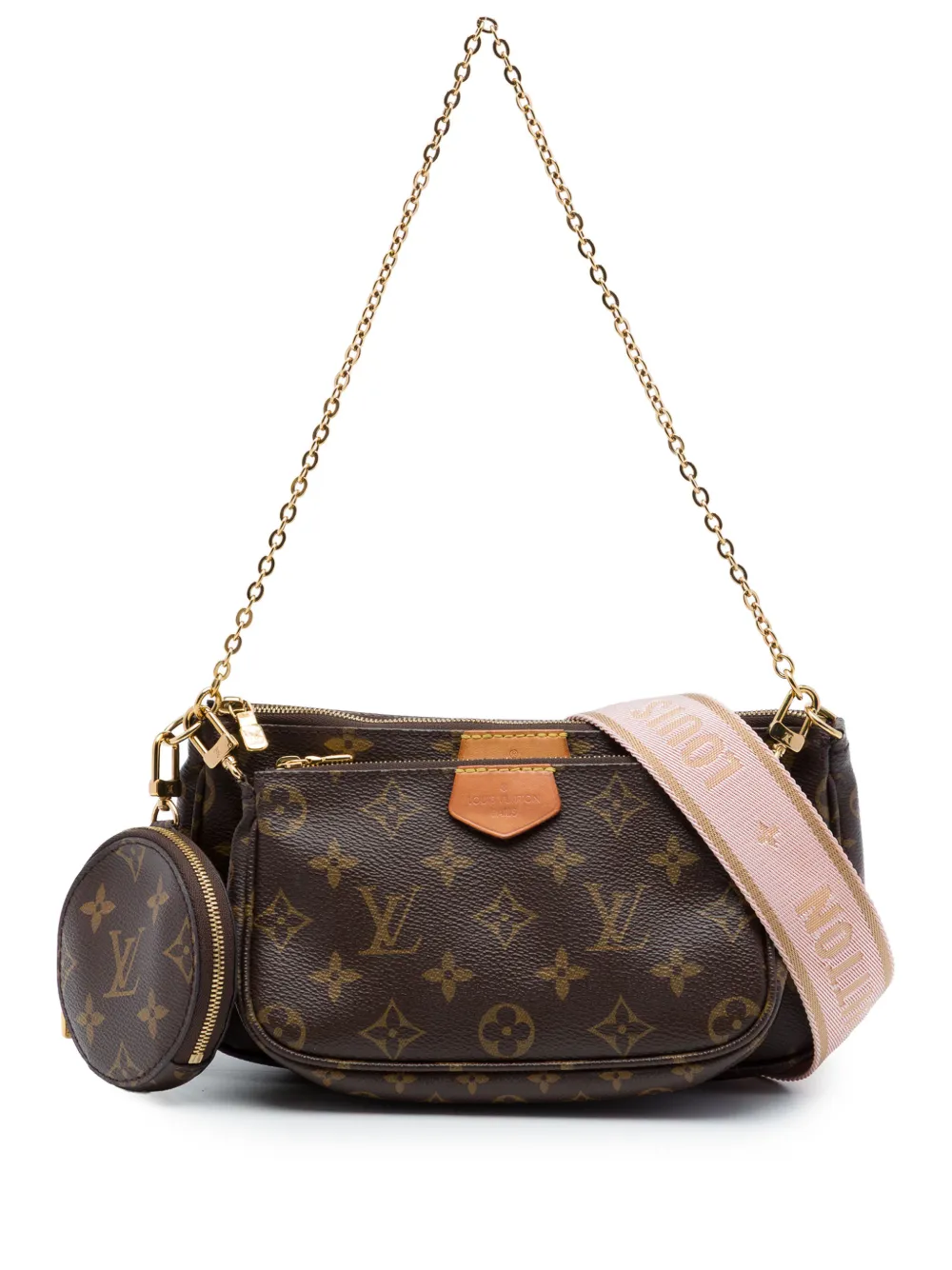 Louis Vuitton Pre-Owned 2019-2026 Monogram Multi Pochette Accessoires satchel - Marrone