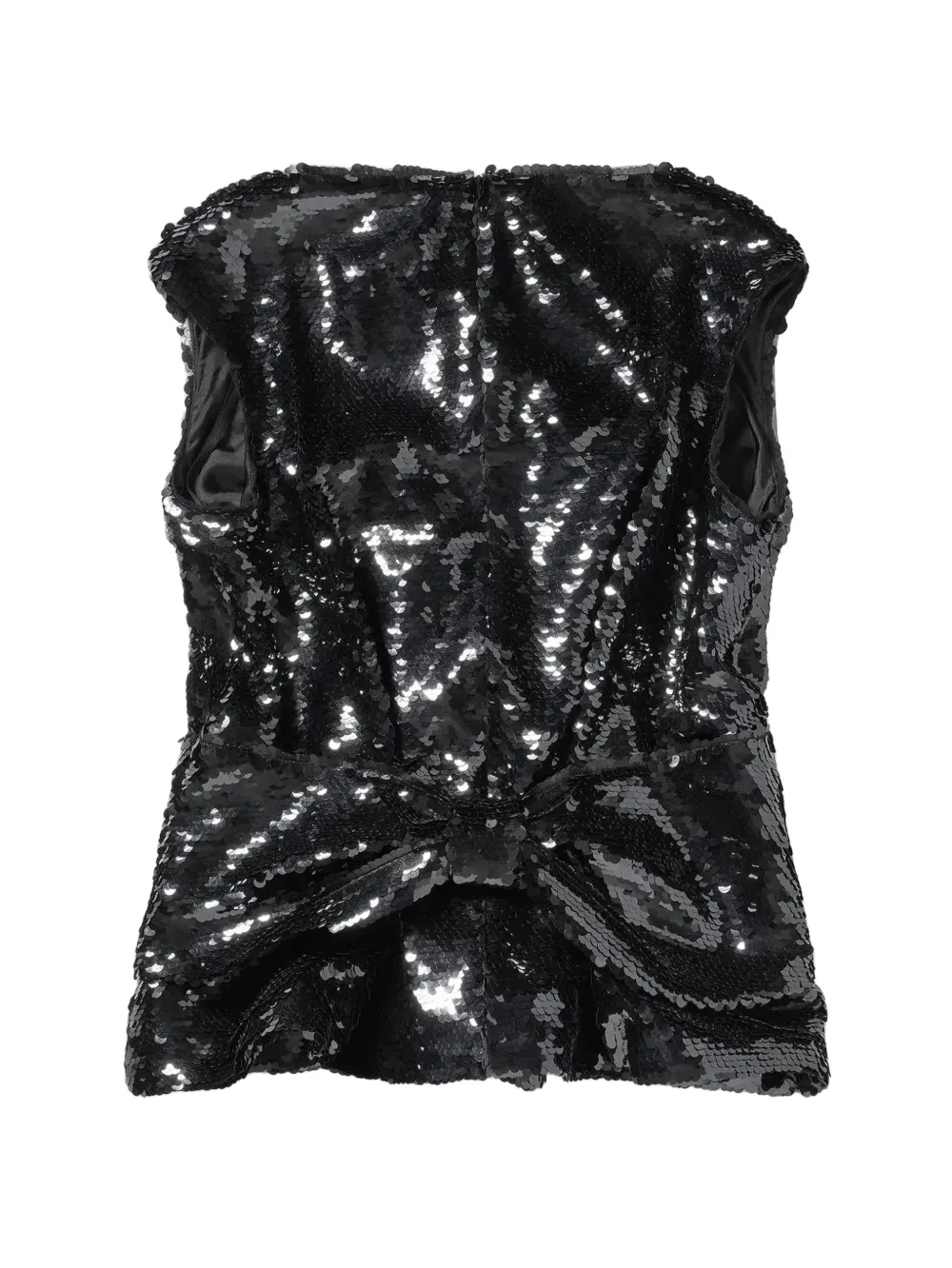 Simone Rocha Boxy blouse met pailletten Zwart