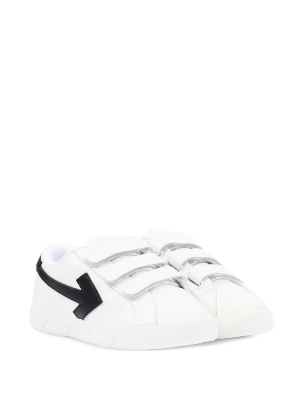 Off-White Kids Arrows touch-strap sneakers - Bianco
