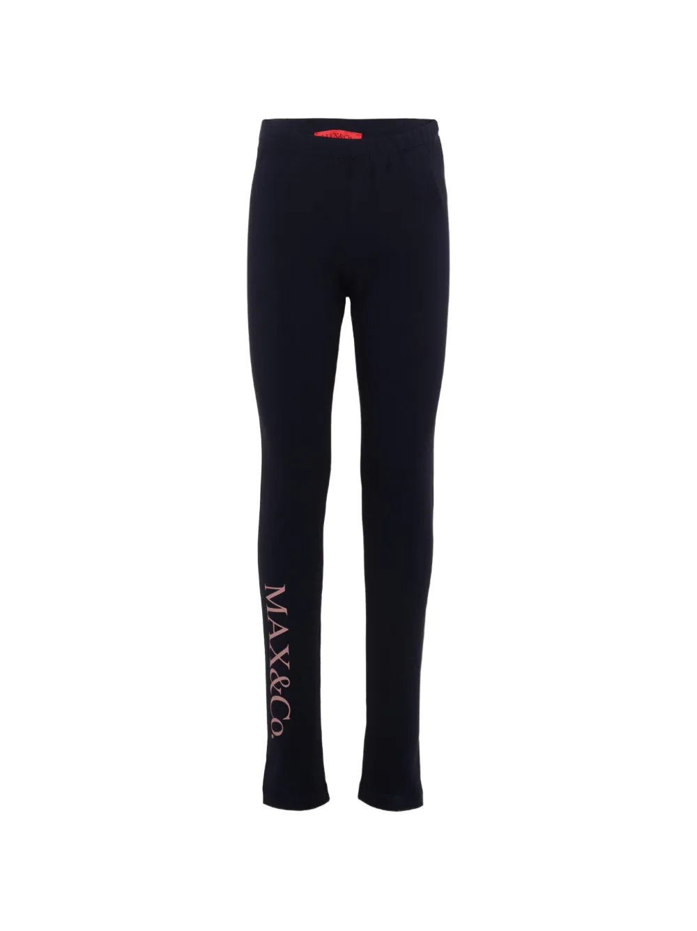 MAX&Co. Kids logo-print leggings - Blu