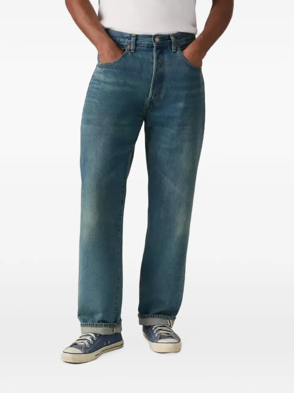 Levi's Straight jeans Blauw