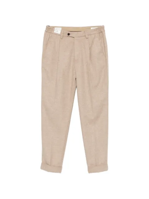 DEVORE pleated wool trousers
